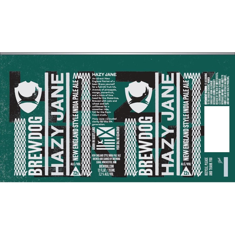 BREWDOG HAZY JANE HAZY IPA 4/6PK CANS 12 oz (24)