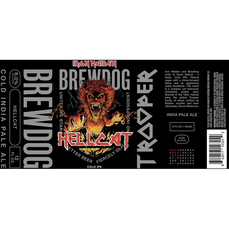 BREWDOG HELLCAT COLD IPA 4/6PK CANS 12 oz (24)