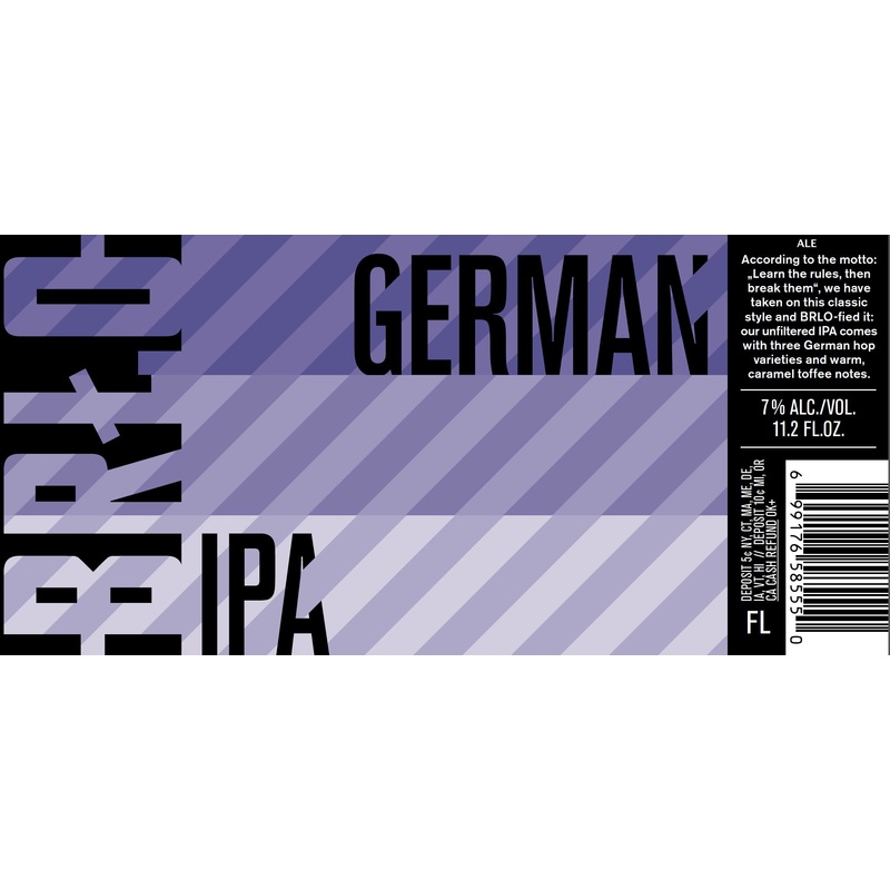 BRLO GERMAN IPA 6/4PK CANS 330 mL (24)