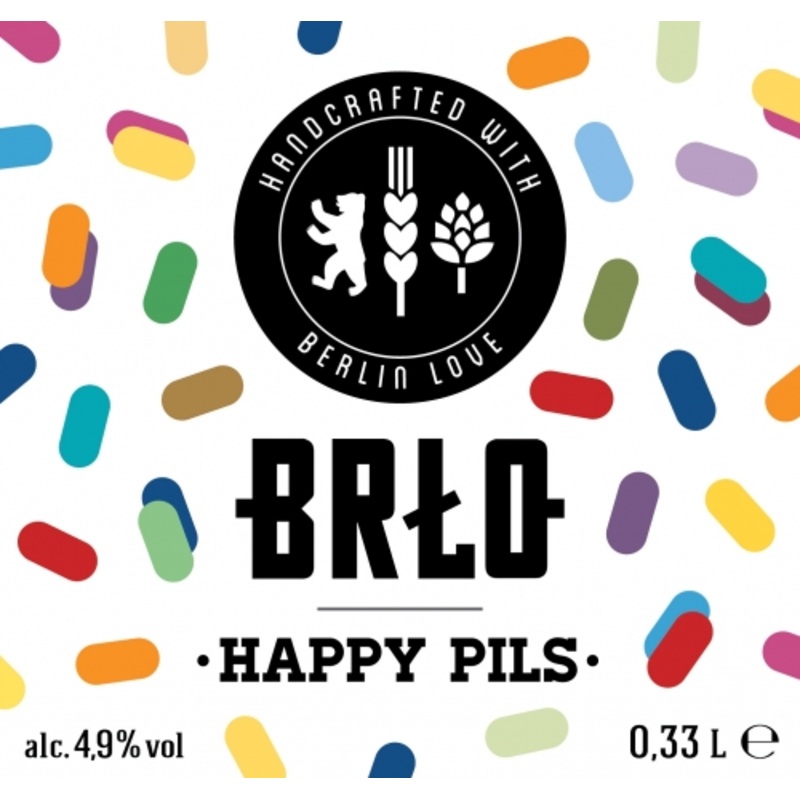 BRLO HAPPY PILS 6/4PK CANS 330 mL (24)