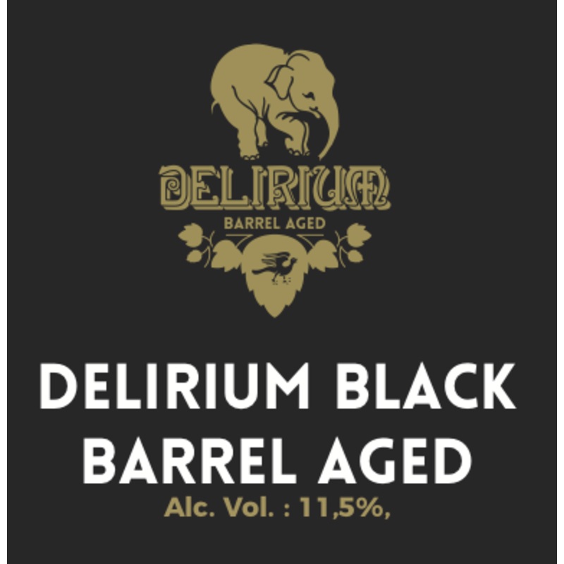 DELIRIUM BLACK BARREL-AGED STRONG ALE 750 mL (6) Pack