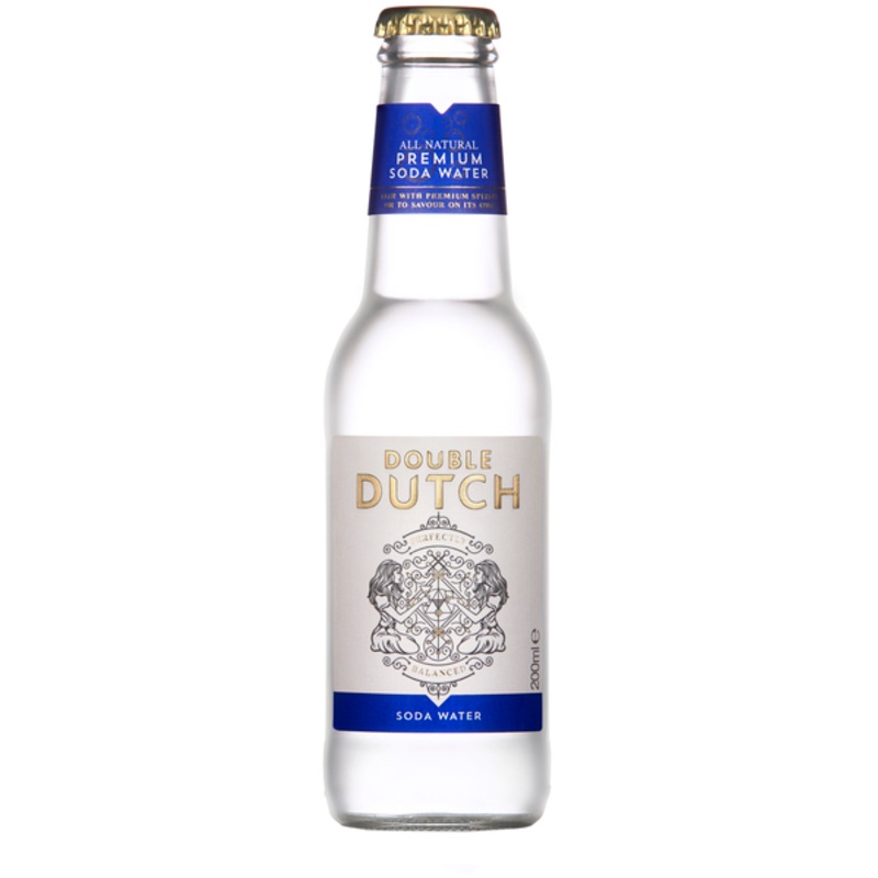 DOUBLE DUTCH SODA WATER 6/4PK 200 mL (24)