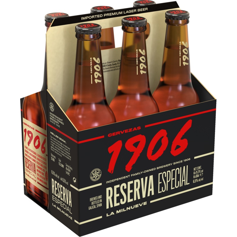 ESTRELLA GALICIA 1906 RESERVE VIENNA LAGER 4/6PK 11.2 oz (24)