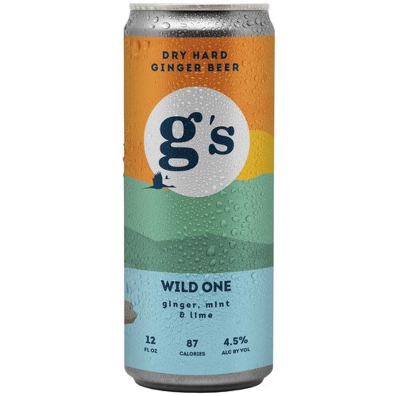 GS WILD ONE HARD GINGER BEER (mint lime) 6/4PK CANS 16 oz (24)