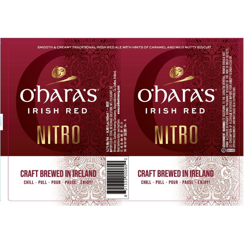 O'HARA'S IRISH RED 6/4PK NITRO CANS 14.9 oz (24)