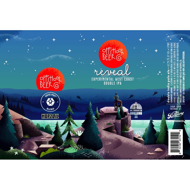 OFFSHOOT REVEAL EXPERIMENTAL WEST COAST DIPA 6/4PK CANS 16 oz (24)