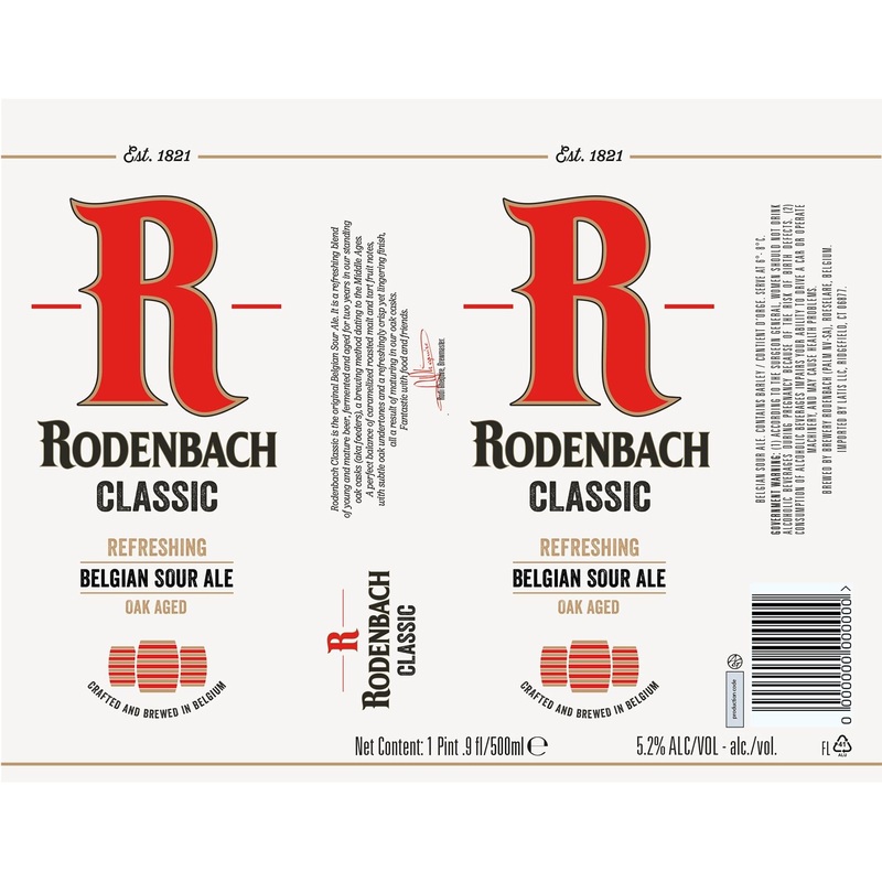 RODENBACH CLASSIC SOUR ALE 6/4PK CANS 16.9 oz (24)