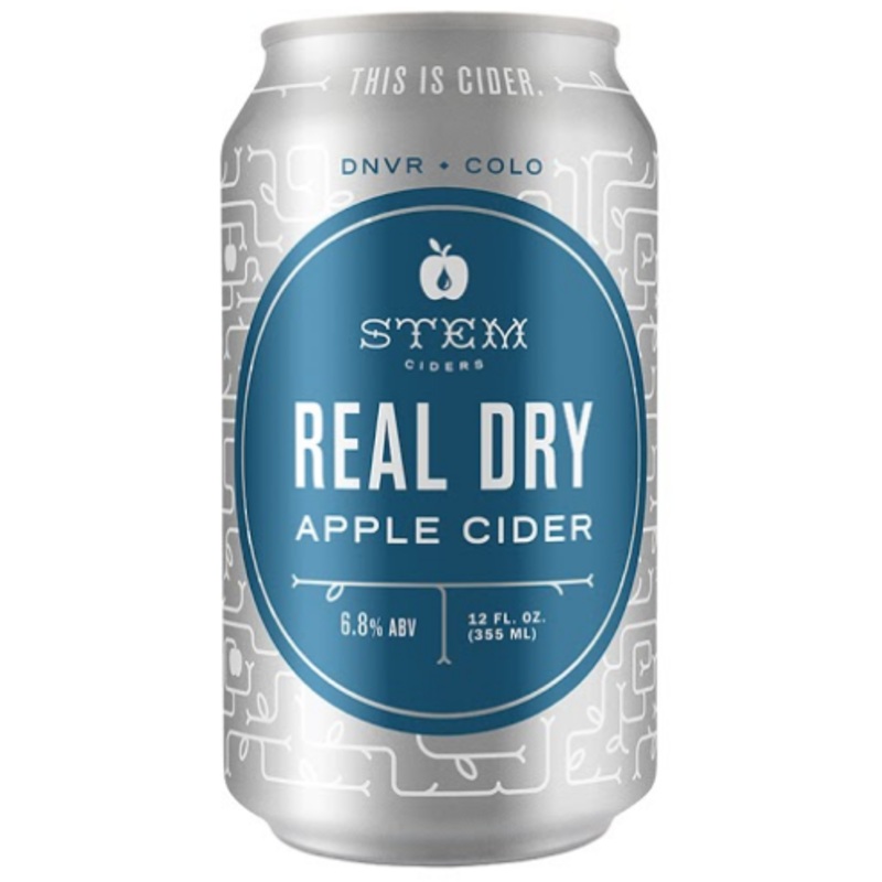STEM CIDER REAL DRY APPLE CIDER 6/4PK CANS 16 oz (24)