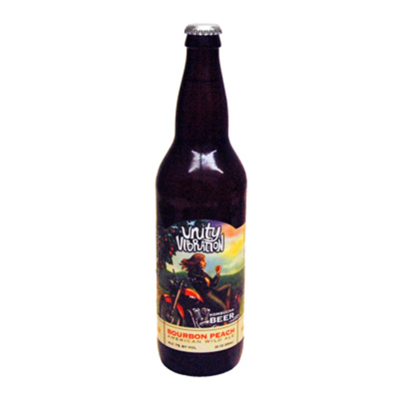 UNITY VIBRATION BOURBON PEACH HARD KOMBUCHA 16 oz (12)