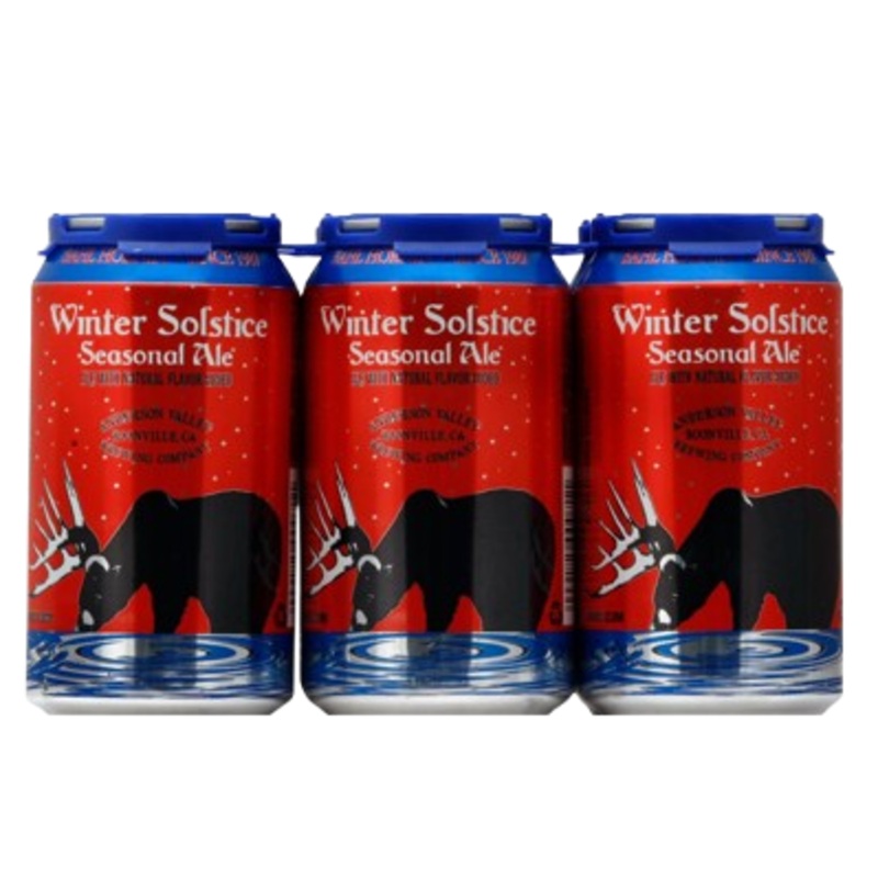 Anderson Valley Winter Solstice Seasonal Ale Beer 6 Pack, 16oz