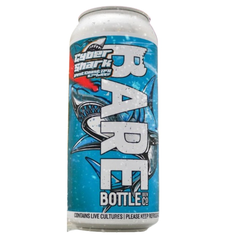 Barebottle Cyber Shark West Coast IPA 16oz