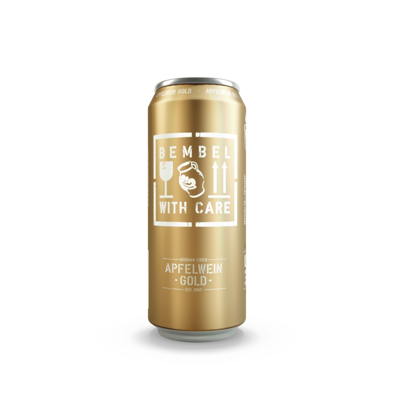 BEMBEL WITH CARE GOLD MEDIUM-DRY CIDER 6/4PK CANS 16.9 oz (24 Pack)
