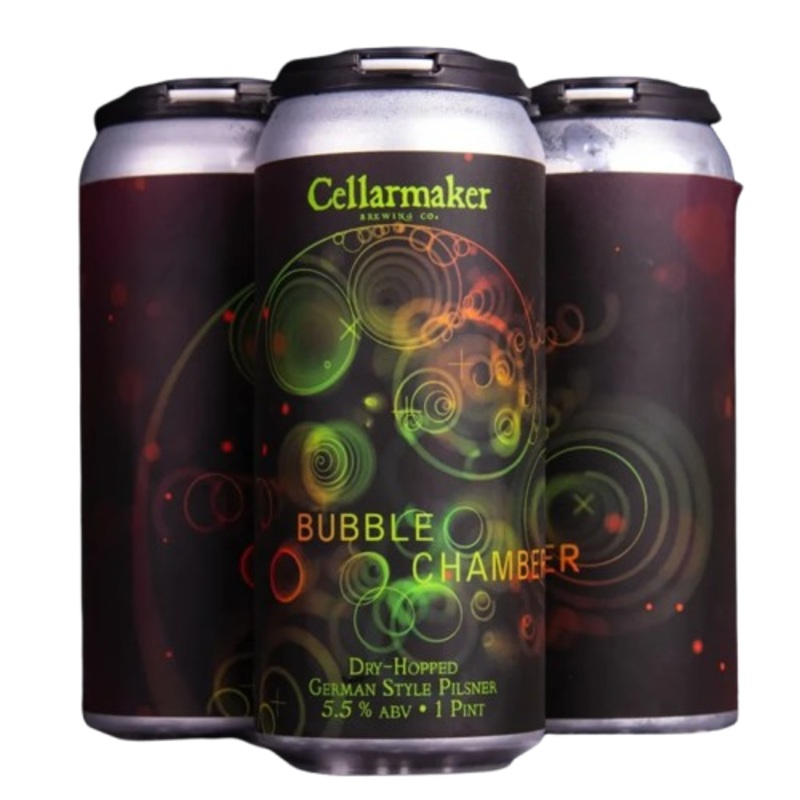 Cellarmaker Bubble Chamber Dry Hopped German Style Pils 16oz