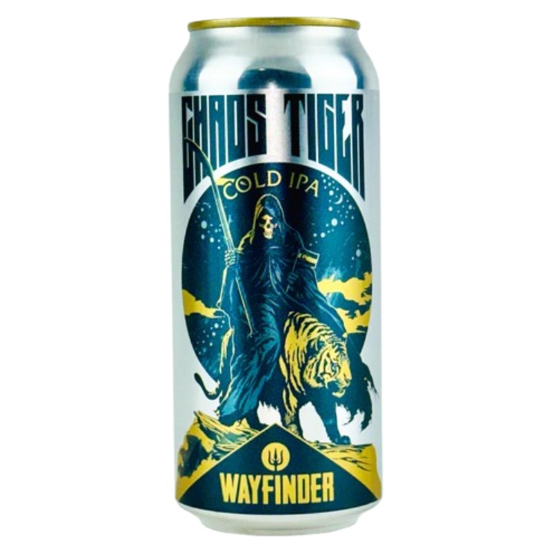 Chaos Tiger Cold IPA by Wayfinder 16oz