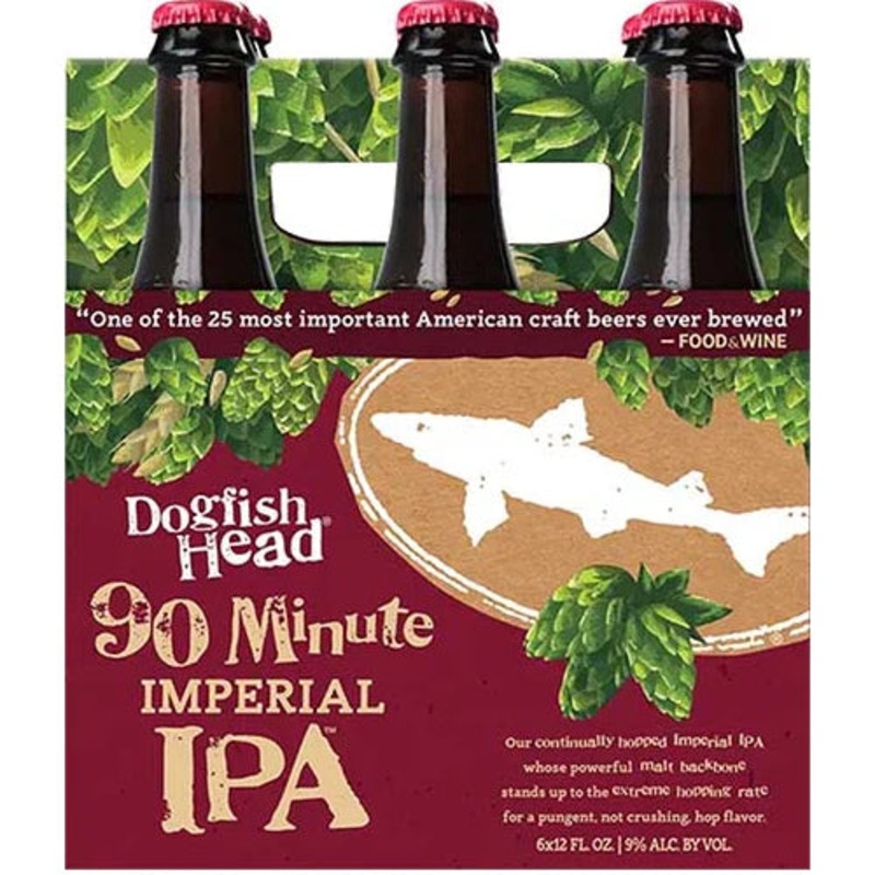 Dogfish Head 90 Minute IPA (6 pack bottles)