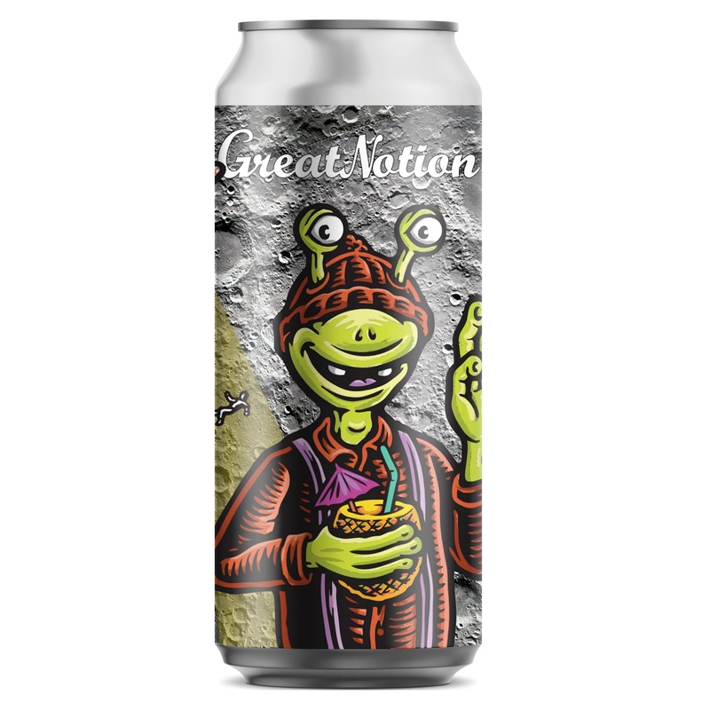 Great Notion Pineapple Juice Invader Hazy IPA 16oz
