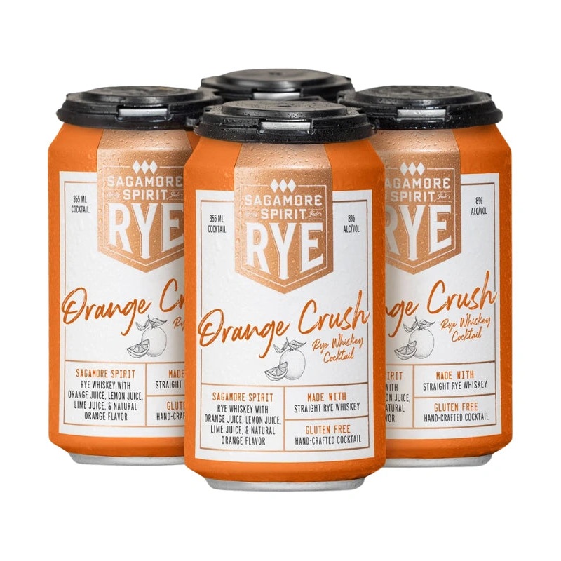 Sagamore Orange Crush Rye Whiskey Cocktails 4-Pack Cans