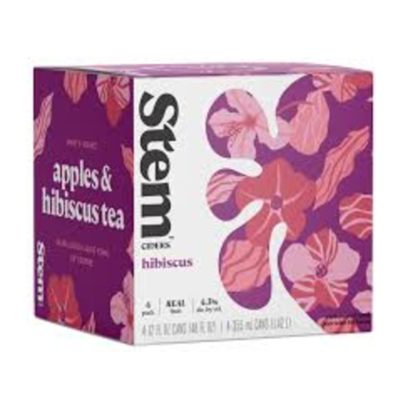 STEM CIDER HIBISCUS SESSION CIDER 6/4PK CANS 12 oz (24)
