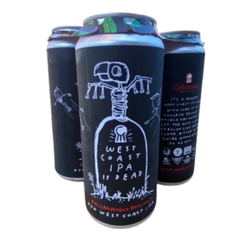 West Coast IPA is Dead - Cellarmaker Brewing 16 oz