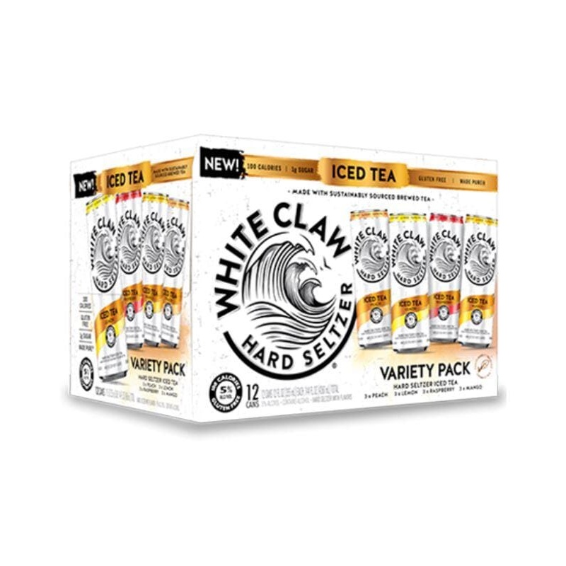 White Claw Hard Seltzer Iced Tea Variety Pack - 12 Pack