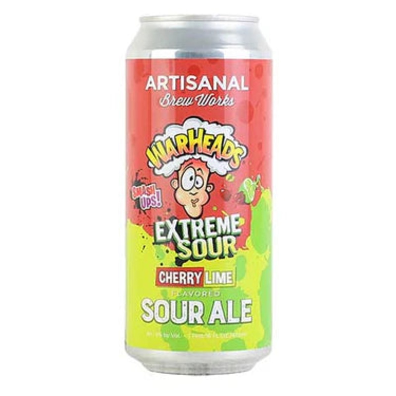 Artisanal Brew Works Warheads Cherry Lime Sour Ale 16oz