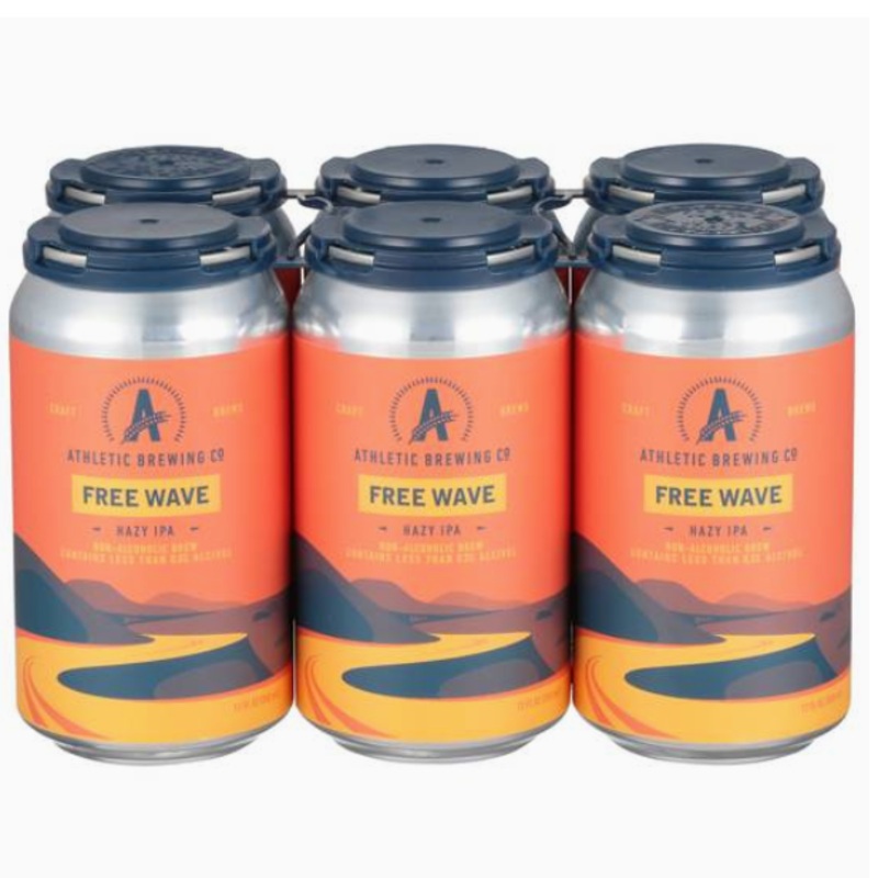 Athletic Brewing Co. Free Wave Domestic Hazy IPA (6 Ct, 12 fl Oz)