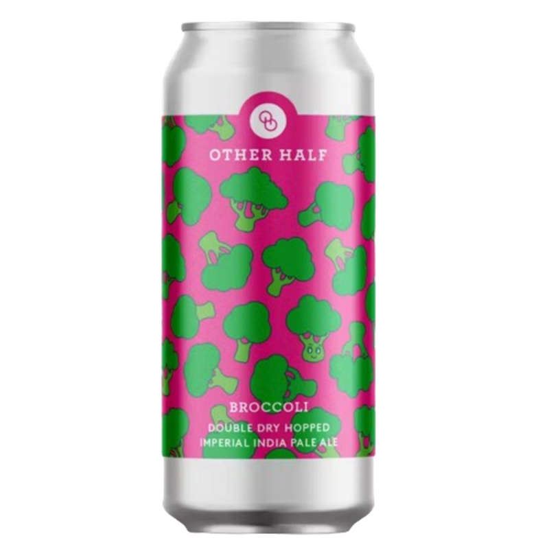 Broccoli Double Dry Hopped IPA by Other Half Brewing Co. 16oz.