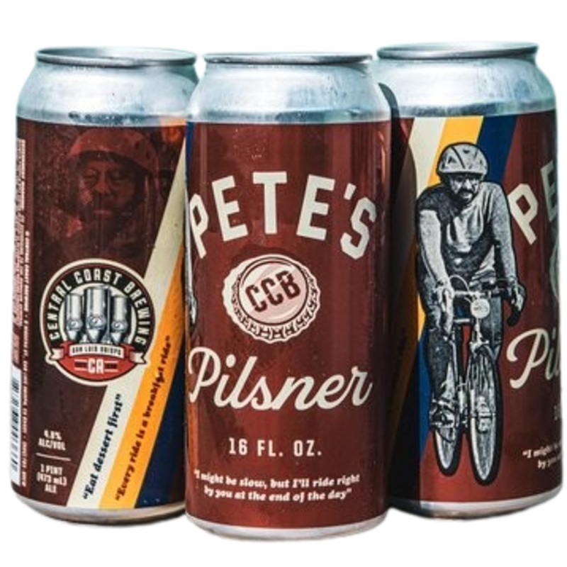 Central Coast Brewing PETE'S Pilsner 16oz