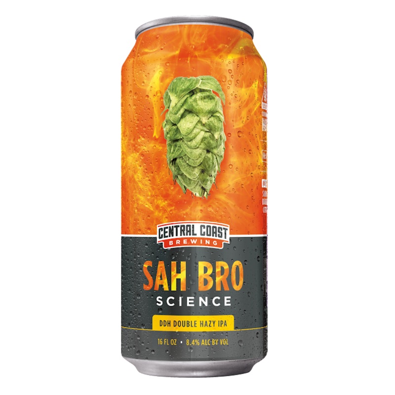 Central Coast Brewing SAH BRO Science DDH DIPA 16 oz