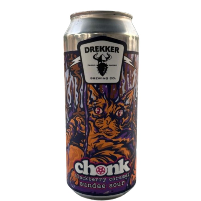 Chonk Blackberry Carmel Sundae Sour - Drekker Brewing Company 16oz