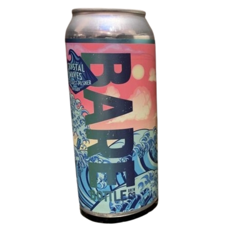 Crystal Waves West Coast Pilsner by Barebottle Brewing Company 16oz