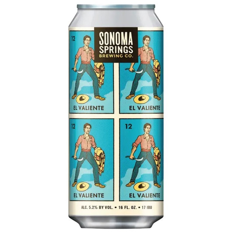 El Valiente by Sonoma Springs Brewing Co. 16oz