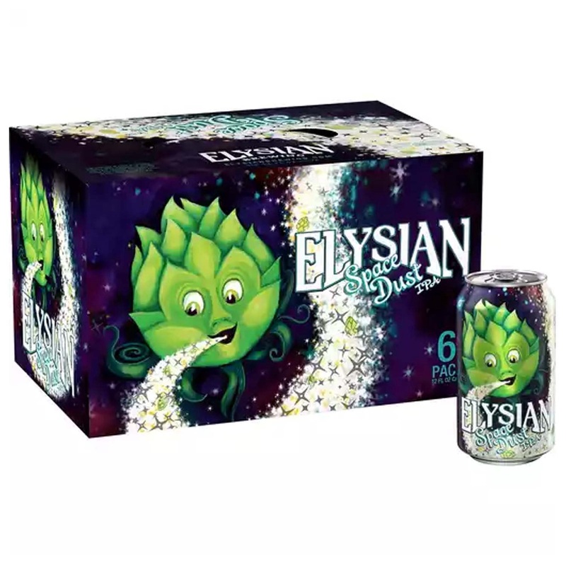 Elysian Brew Space Dust IPA (6 Pack of 12 oz cans)