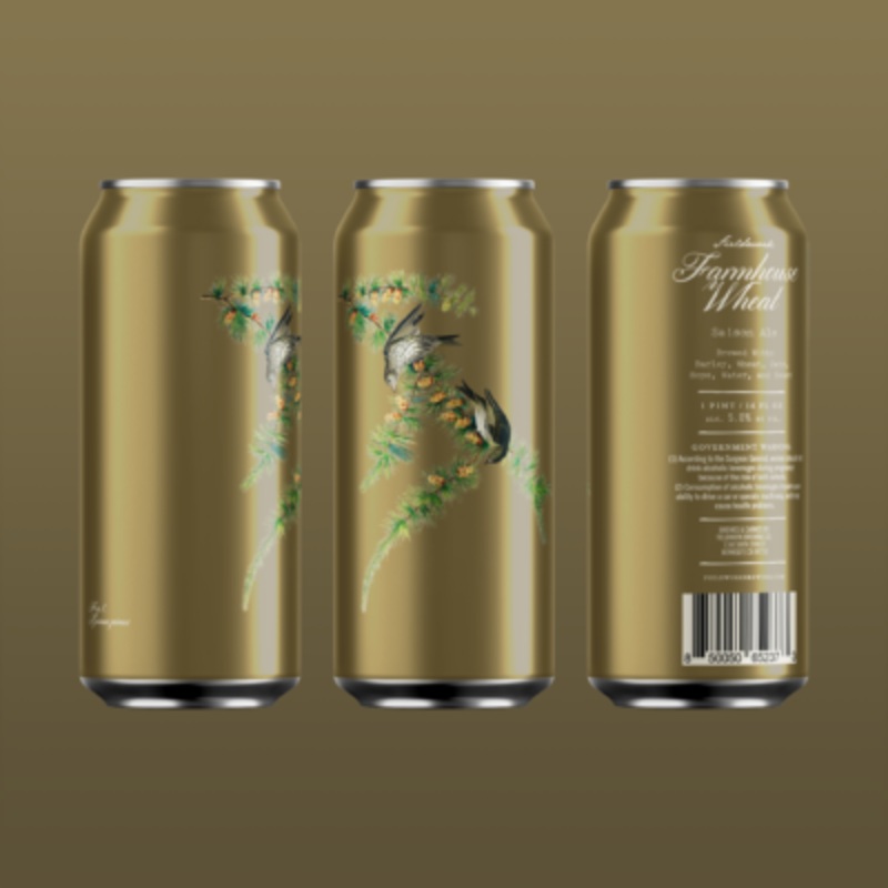 Farmhouse Wheat Westcoast IPA by Fieldwork Brewing Company 16oz.
