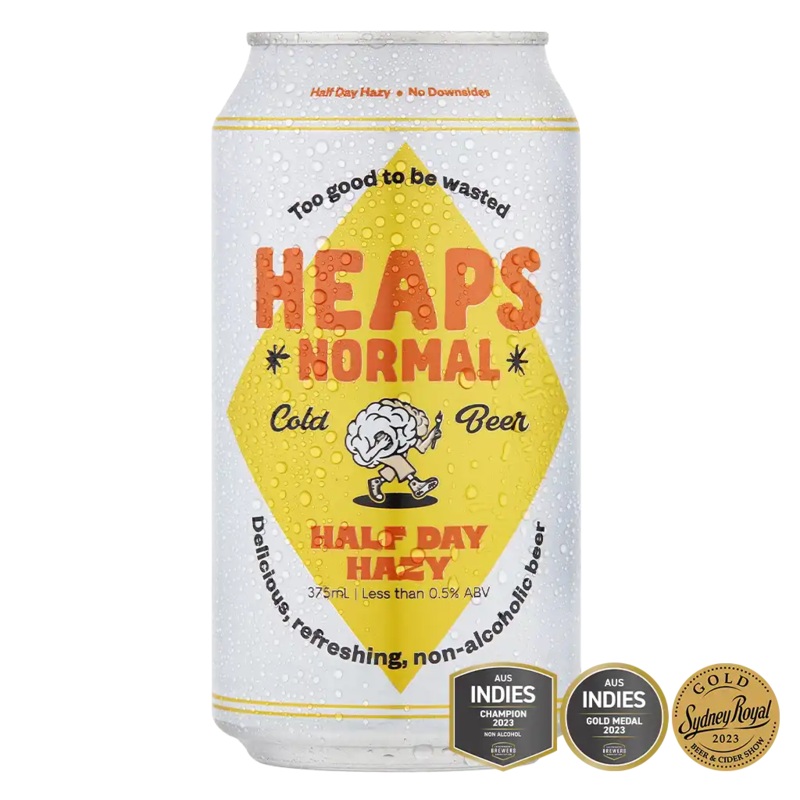 Heaps Normal Half Day Hazy 4pk 12.7FL OZ cans