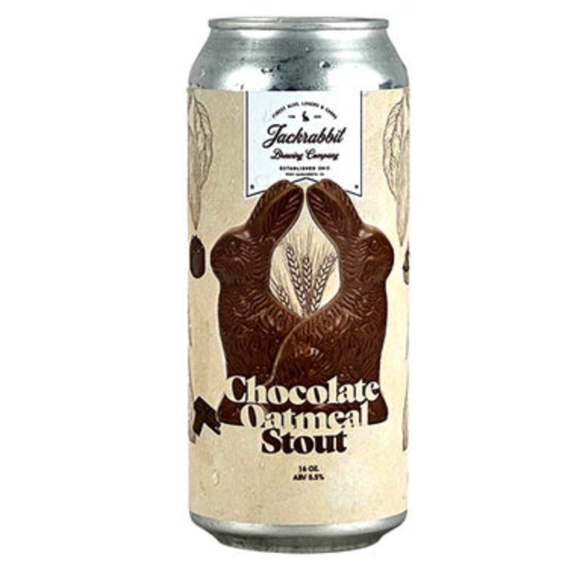 Jackrabbit Chocolate Oatmeal Stout 16oz can