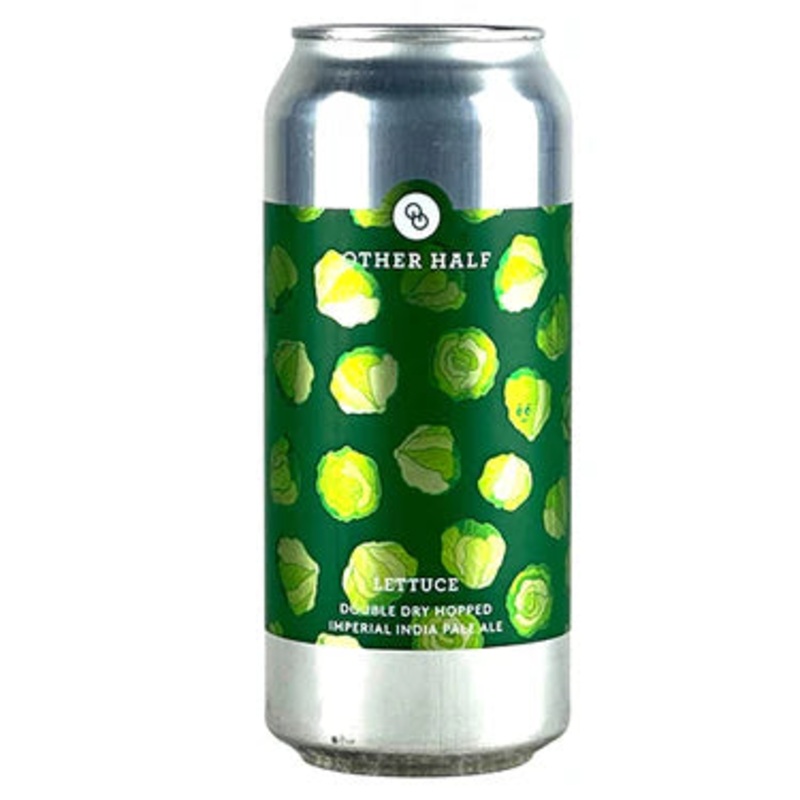 Lettuce Double Hopped IPA by Other Half Brewing Co. 16oz.