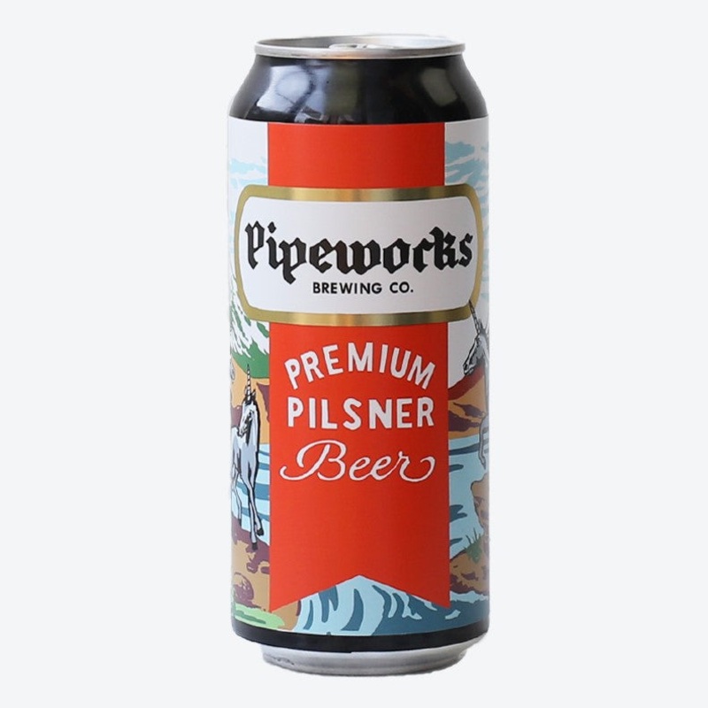 Premium Pilsner Beer by Pipeworks Brewing Co. 16oz