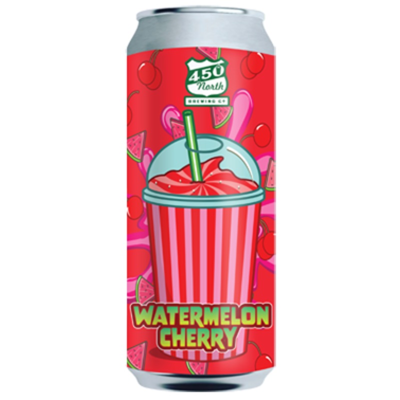 SLUSHY XL Watermelon Cherry by 450 North Brewing Co. 16oz.