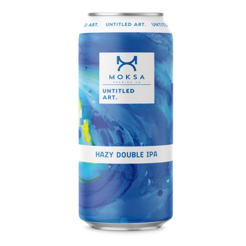 Untitled Art Hazy Double IPA by Moksa Brewing Company