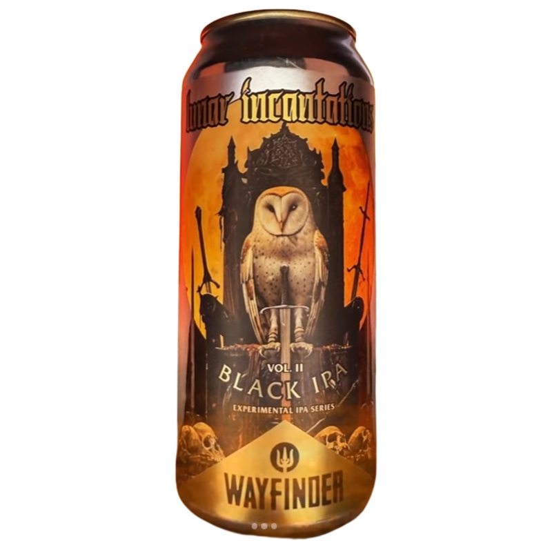 Wayfinder Experimental Series Lunar Incantations Black IPA 16 oz