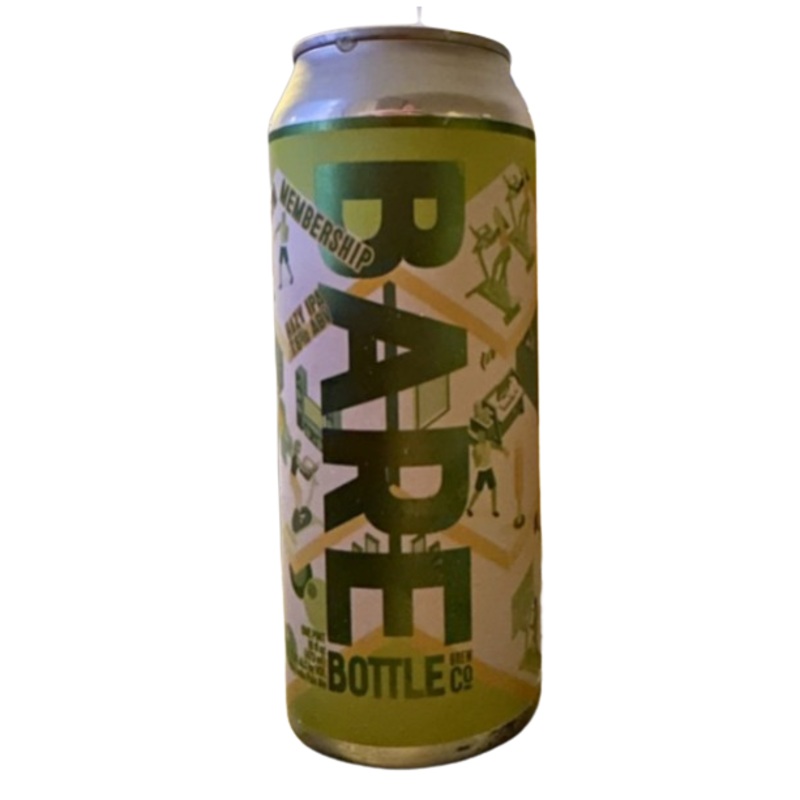 2024 New Gym Membership Hazy IPA by Barebottle Brewing Company 16 oz