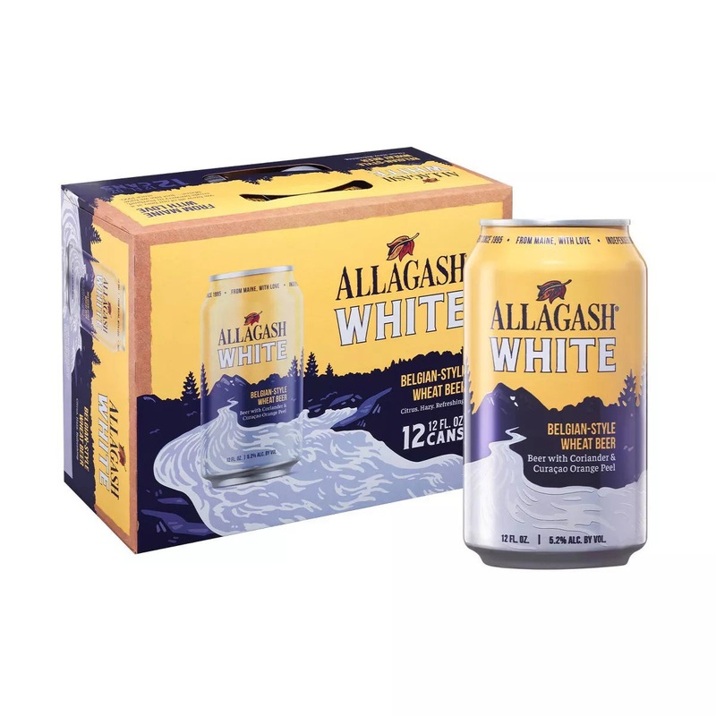Allagash White Belgian Style Wheat Beer 12pk 12oz Cans