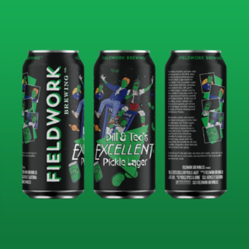 Bill & Ted's Excellent Pickle Lager Fieldwork 16oz.