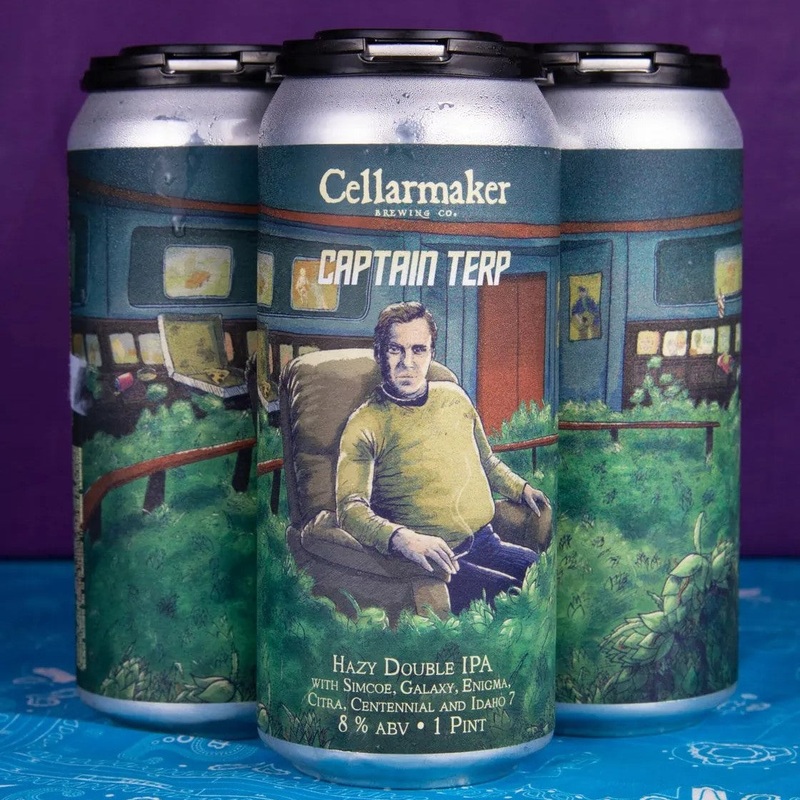 Captain Terp by Cellarmaker Double IPA 16 oz