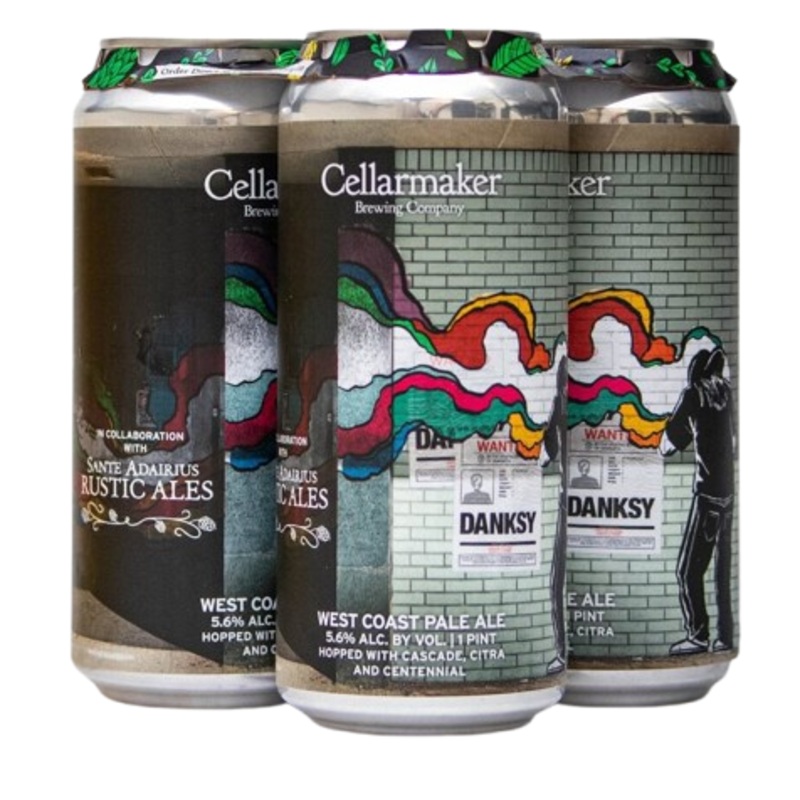Cellarmaker Danksy West Coast Pale Ale (Collab w/ Sante Adairius) 16oz