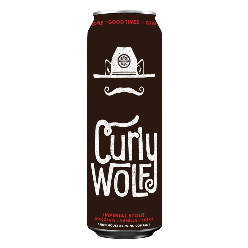 Curly Wolf Imperial Stout by Barrelhouse Brewing Co. 16oz