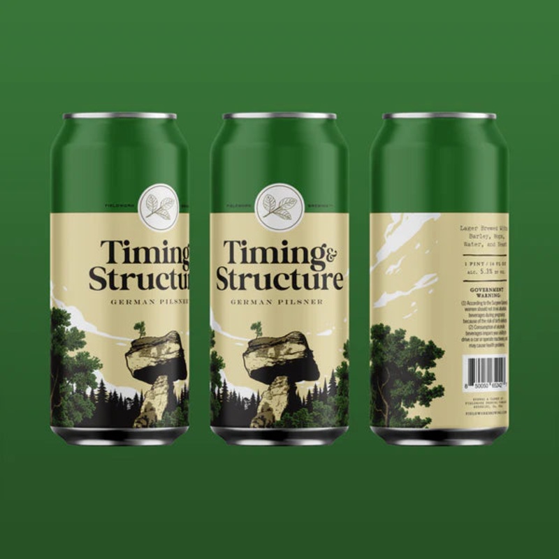 Fieldwork Brewing Timing & Structure German Pilsner 16oz.