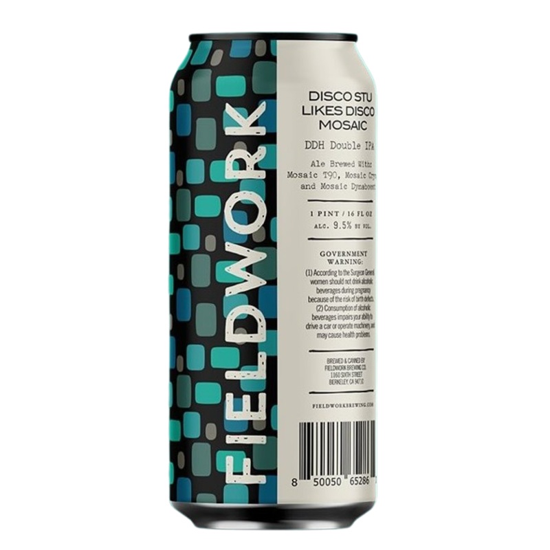 Fieldwork Disco Stu Likes Disco Mosiac DDH Double IPA 16oz