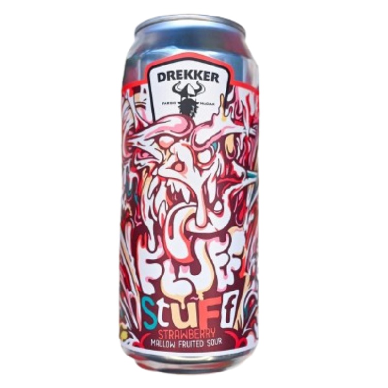 Fluff Stuff Strawberry Mallow Fruited Sour - Drekker Brewing Company 16oz